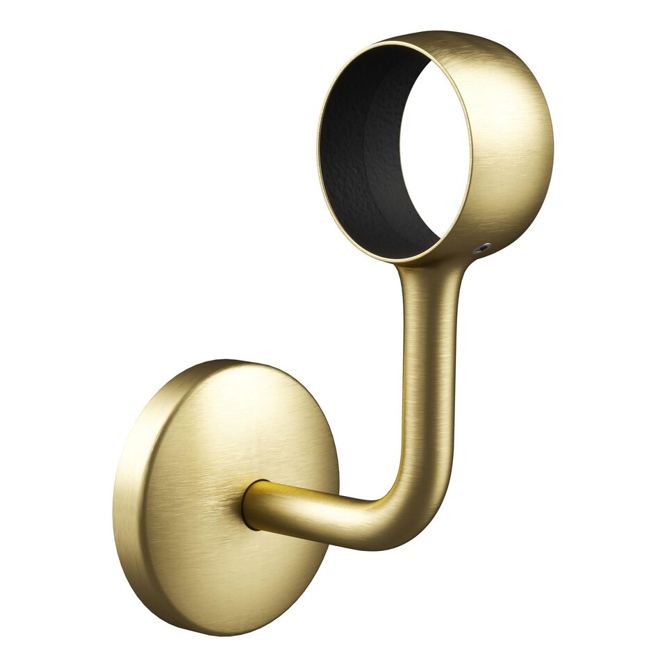 image 1 of Rothley Easy Assembly Stair Handrail Kit Satin Brass 3.6m