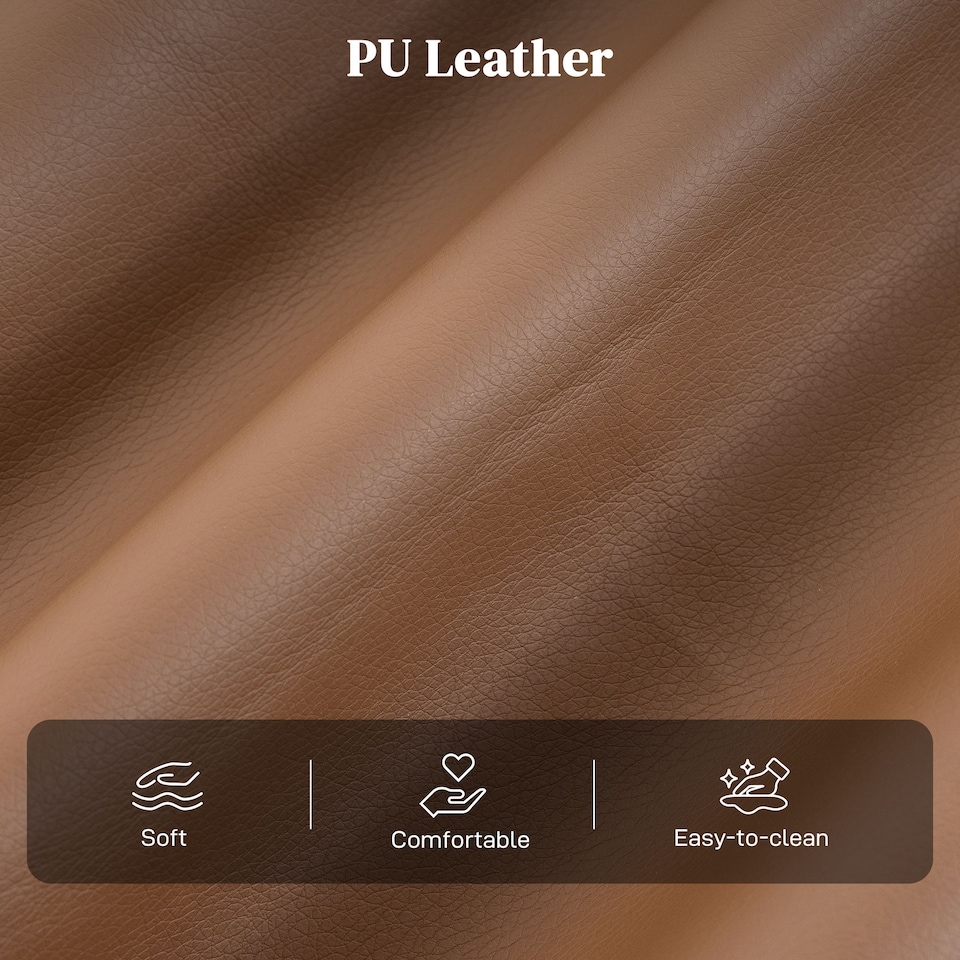 image 1 of HOMCOM Recliner Sofa Chair PU Leather Massage Armcair w/ Remote, Dark Brown