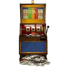 Slot Machine Lifesize Cardboard Cutout - 160cm