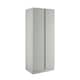 image 1 of J-Pull Handleless Light Grey Double Wardrobe with Single Rail & Shelves Grey