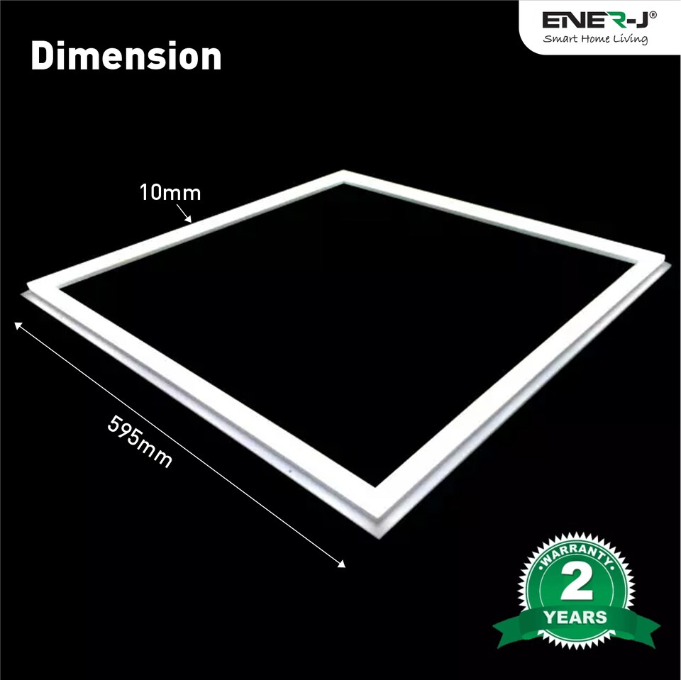 image 1 of LED Borderline Panel 60x60 40W 4000 Lumens, CCT Switchable (6500K-4000K-3000K) Pack of 6