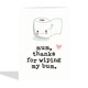 image 2 of Funny Bum Wipe Mother's Day Card