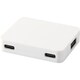 image 1 of Floso Gaia Plastic USB Hub | White | White | 1