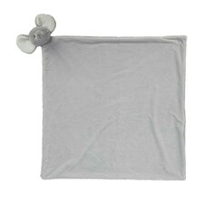 Mumbles Baby Elephant Blanket - Grey - One Size