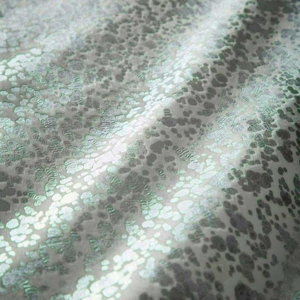 image 1 of Portfolio Home Marseilles Printed Velvet Metallic Duvet Cover Set With Pillow Cases