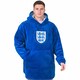 image 1 of England Unisex Adult Crest Oversized Blanket Hoodie | Blue | Blue | XL-3XL | 1