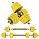 image 1 of HOMCOM 20KG Barbell & Dumbbell Set Fitness Exercise Home Gym Plate Bar Clamp Rod