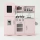 image 1 of Kidoz Signature Wooden Play Kitchen - Role Play Kitchen - Pink | Pink