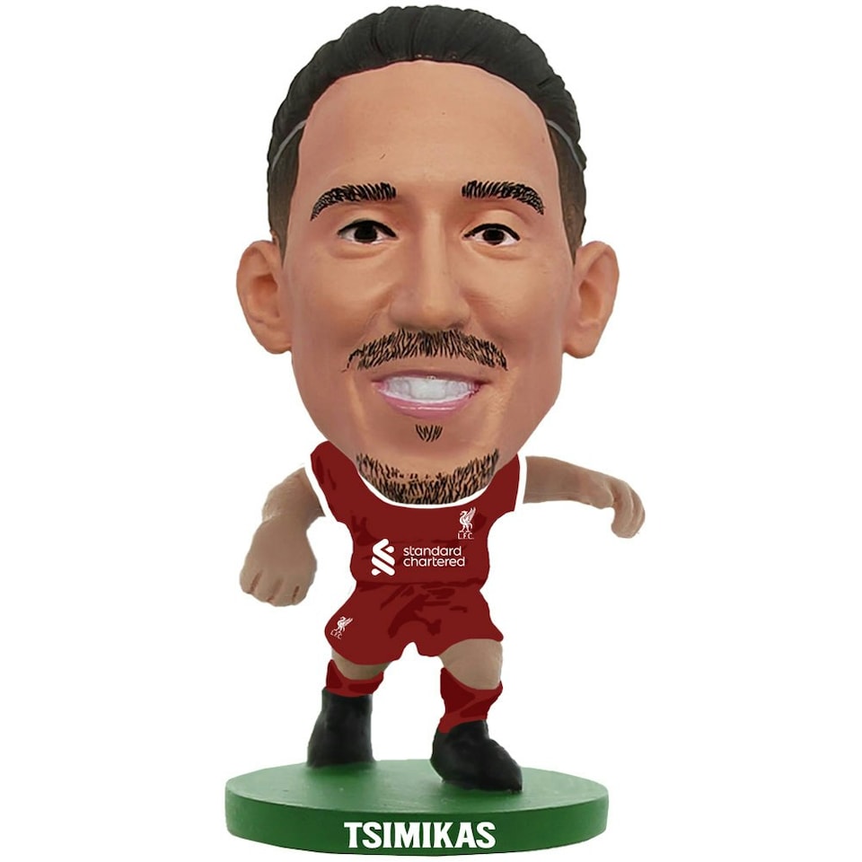 Liverpool FC Kostas Tsimikas SoccerStarz Football Figurine - Red/Green/White - One Size