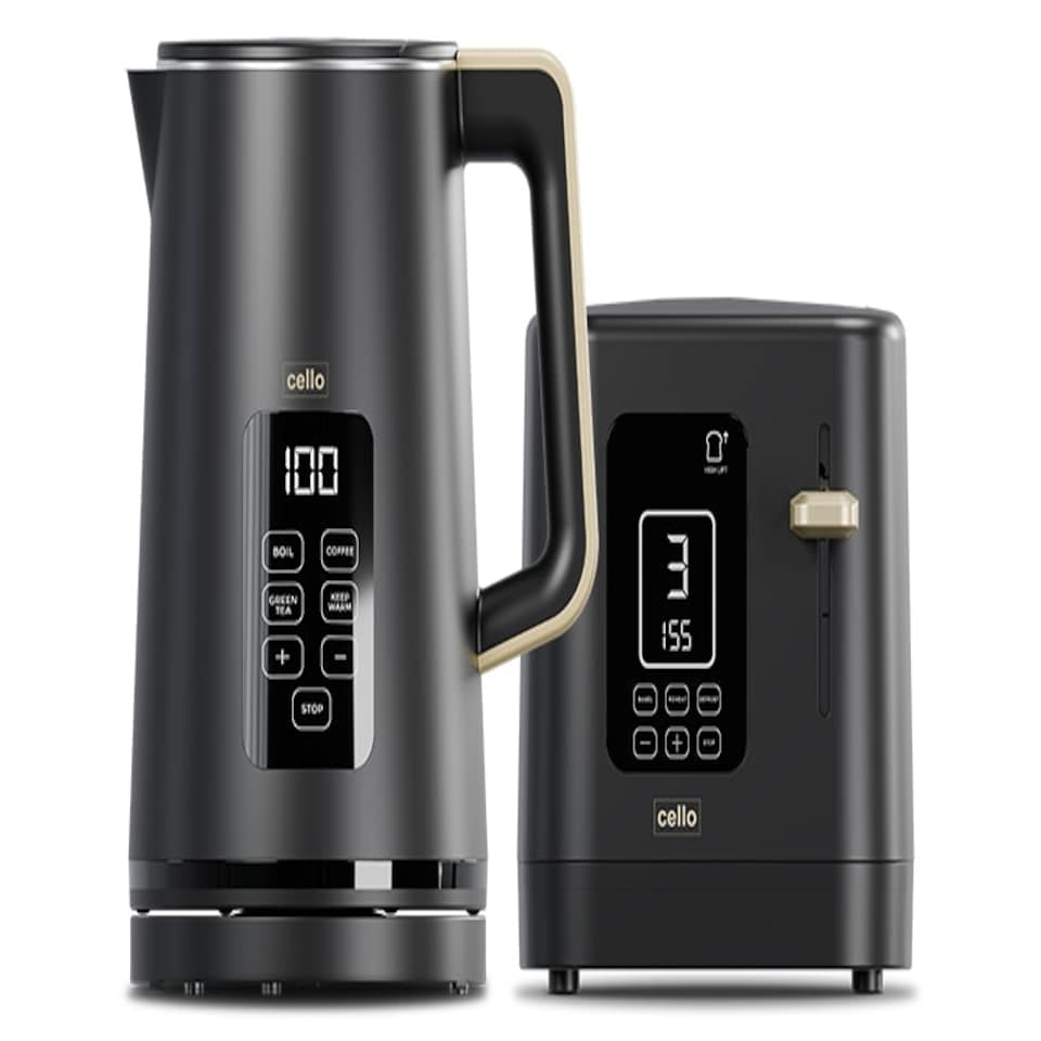image 1 of Cello Breakfast Bundle - Digital Kettle and 2 Slice Toaster