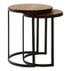 image 3 of Interiors By Premier Sturdy Chevron Side Tables, Durable Side Table By Couch For Livingroom, Versatile Small Table For Outdoor