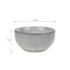 image 5 of 12pc Silver Star Reactive Porcelain Dinner Set
