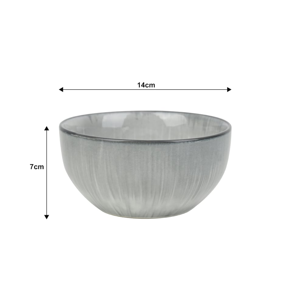 image 1 of 12pc Silver Star Reactive Porcelain Dinner Set