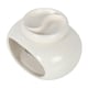 image 3 of Something Different Ceramic Double Oil Burner - Off White - 10cm x 10.5cm x 14cm