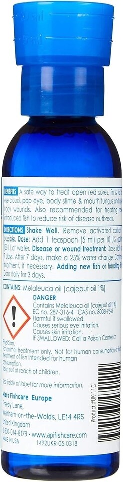 image 1 of API MELAFIX Freshwater Fish Bacterial Infection Remedy 473 ml Bottle | Multi