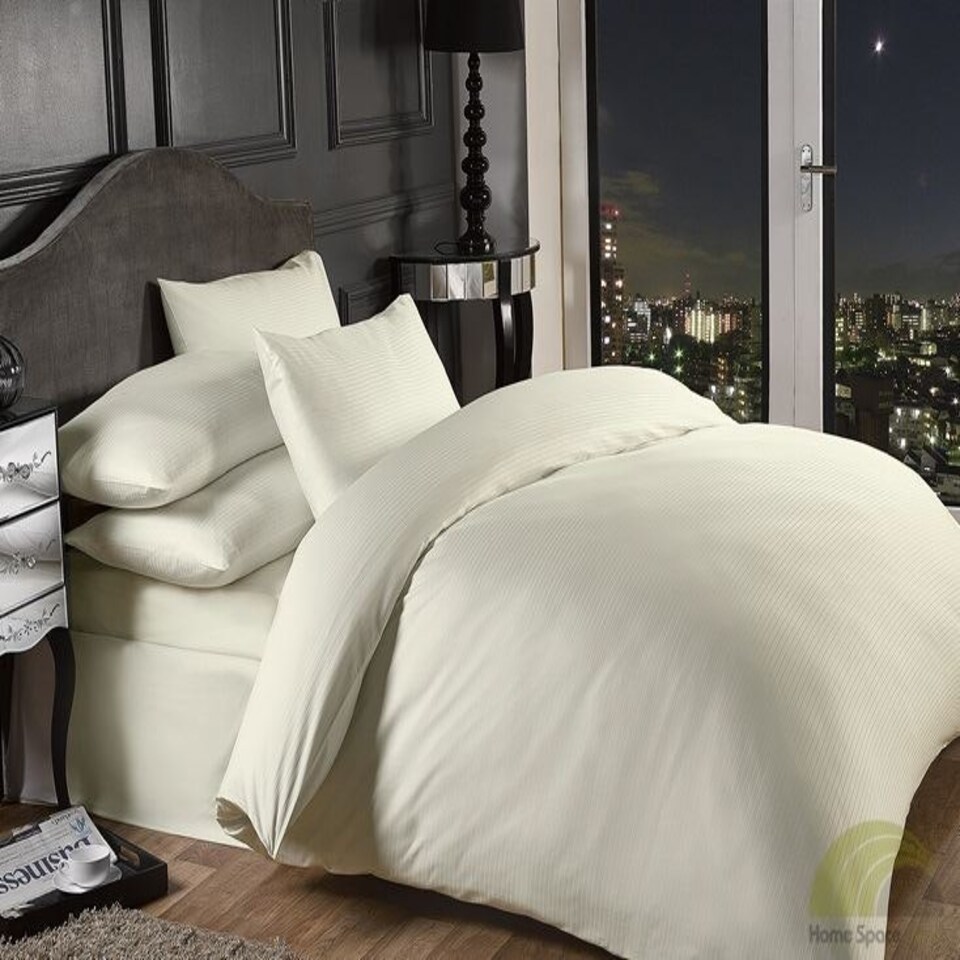 Grosvenor 1000TC Duvet Cover Set - Super King - Cream