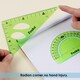 image 4 of 4 Pieces Plastic Flexible Geometric Set