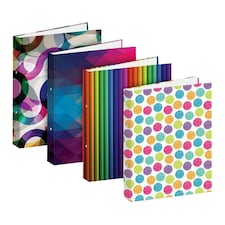 Tiger A4 Fashion Colourful Ring Binder - Striped - A4