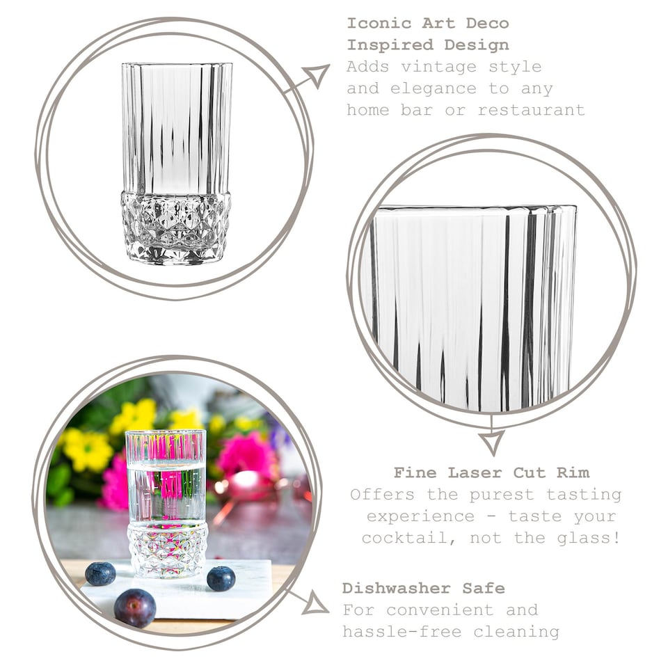 image 1 of Bormioli Rocco America '20s Shot Glasses - 80ml - Clear - Pack of 6 | Clear | Clear