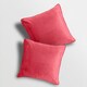image 2 of Matte Velvet Soft Plain Scatter Cushion - 43cm x 43cm Multi | Charcoal