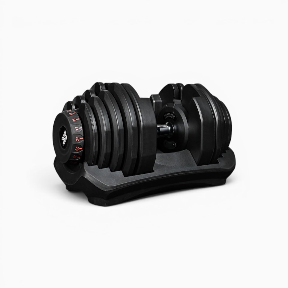 image 1 of GYM SETS 40kg Adjustable Dumbbell | Single + No Bench