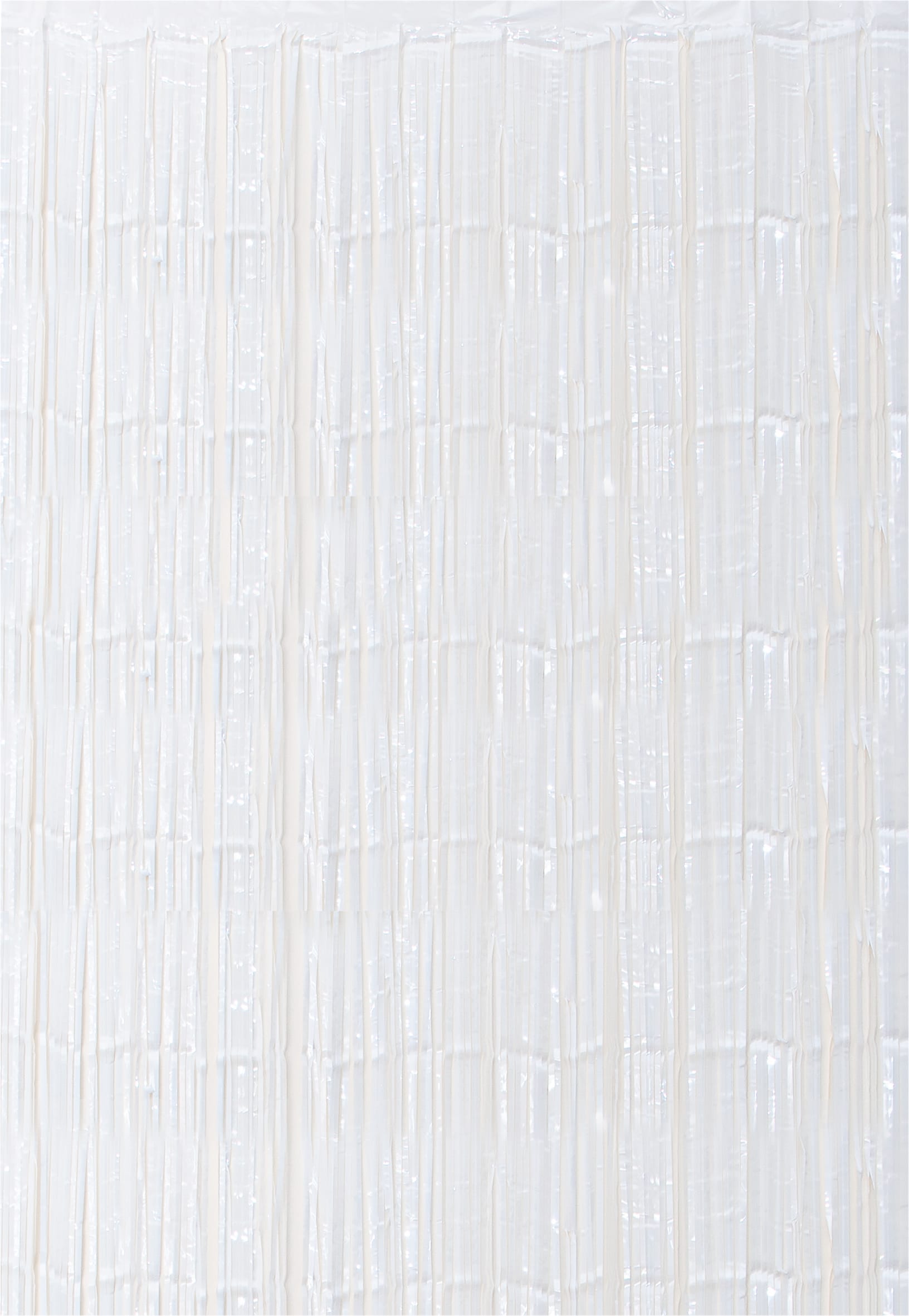 Netagon Shimmer Tinsel Curtain 2.5M x 1M White