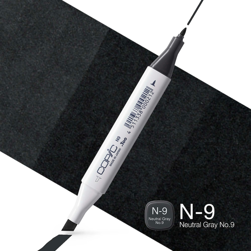 image 1 of Copic Sketch Marker, Neutral Gray No.9, Single Pen