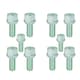 image 1 of 10 Pack M12 x 1.5 Trailer Wheel Spherical Bolt for Ifor Williams Indespension