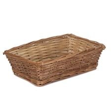 Medium Tapered Split Willow Tray | Brown | Brown | Medium