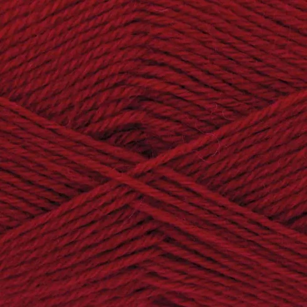 King Cole Red Merino Blend 4 Ply Yarn (Value Pack 12 x 50g Balls) For Crochet, Knitting - 180m per ball