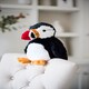 image 4 of Warmies Puffin Plush , Large Size, Fully Microwave Safe and Weighted Cuddly for Anxiety, Cool in The Freezer or Heat in The Microwave, Soft Heat Cushion