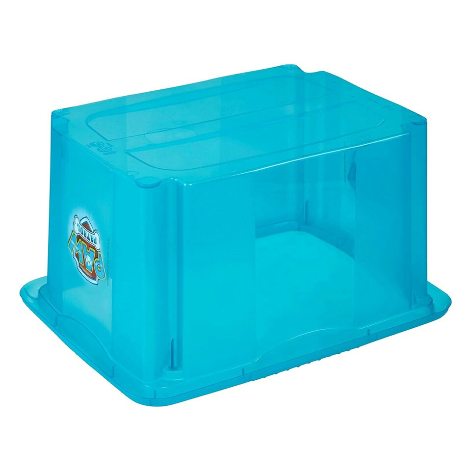 image 1 of Keeeper Paw Patrol Storage Box with Lid 15 Litre Blue Transparent