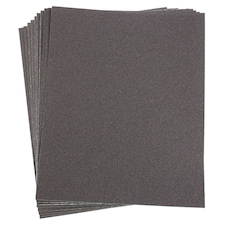 Blackspur 10pc Wet & Dry Sandpaper Set - Assorted Grits