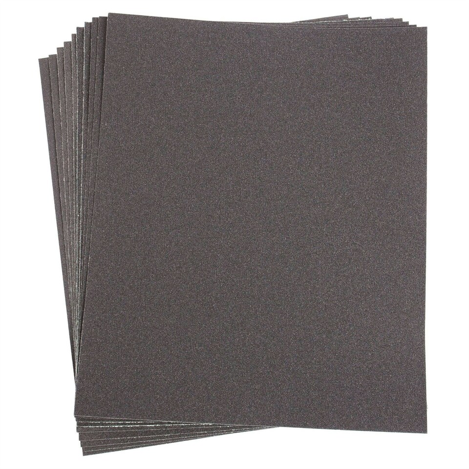 image 1 of Blackspur 10pc Wet & Dry Sandpaper Set - Assorted Grits