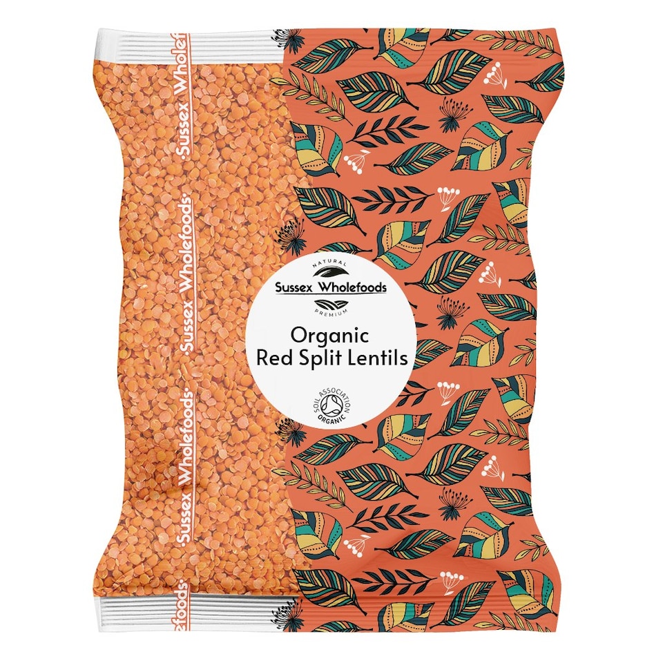 image 1 of Organic Red Split Lentils 2kg (Sussex Wholefoods) | Multi