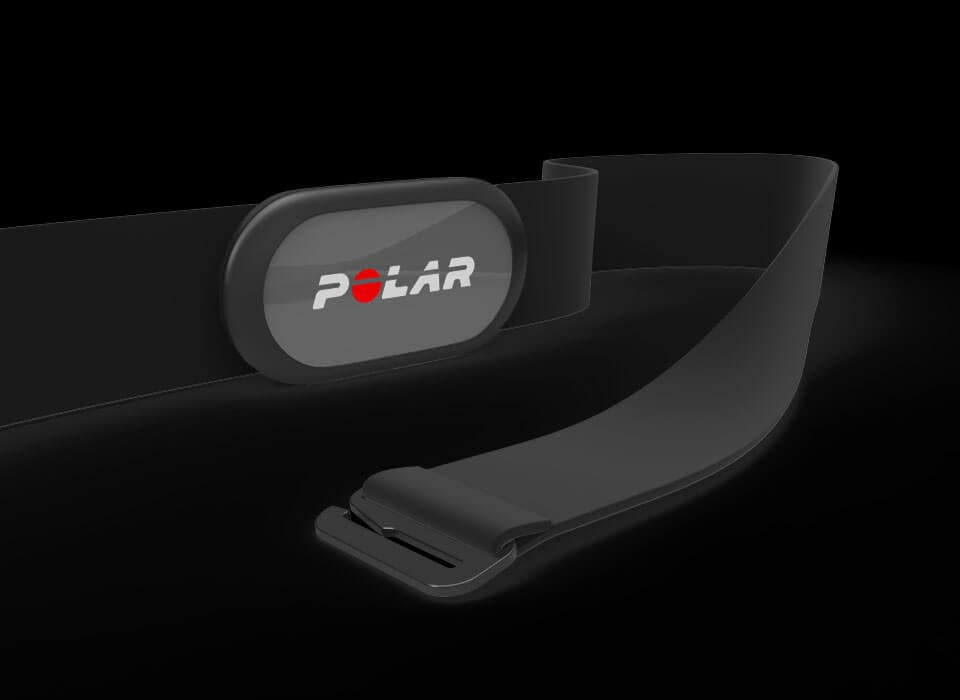 image 1 of Polar H9 Heart Rate Monitor with Bluetooth, ANT+ and 5kHz — Chest Strap, 400-Hour Battery, 30m Water Resistant. | Black | BLACK | M-XXL