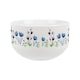 image 1 of Blue & Purple Floral Ceramic Bowl