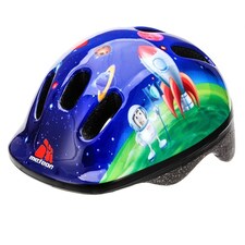 Helmet for Kids Toddlers – Lightweight Adjustable Bike Helmet for Boys & Girls – Safety Crash Protection for Cycling, Scooter, Skateboard – MV62 Blue | Cosmic Rocket | S