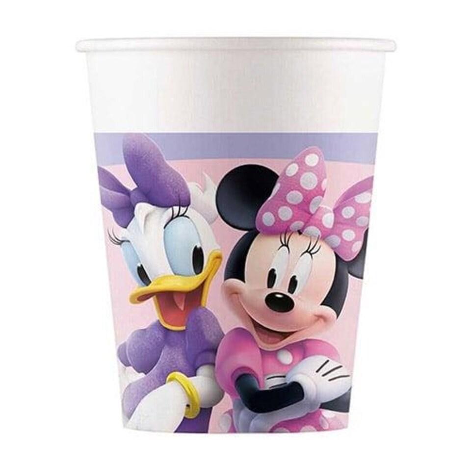 Minnie Mouse Disney Junior Paper Cups 200ml - Pack of 8