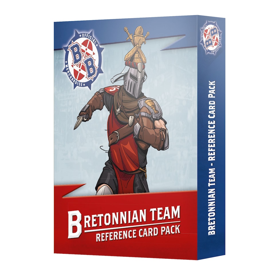 Bretonnian Team Reference Card Pack Blood Bowl