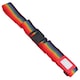 image 4 of Adjustable Multicoloured Rainbow Luggage Suitcase Belt Strap Travel With Tags 4pc