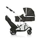 image 3 of Hauck Duett 2 Tandem Pushchair - Black