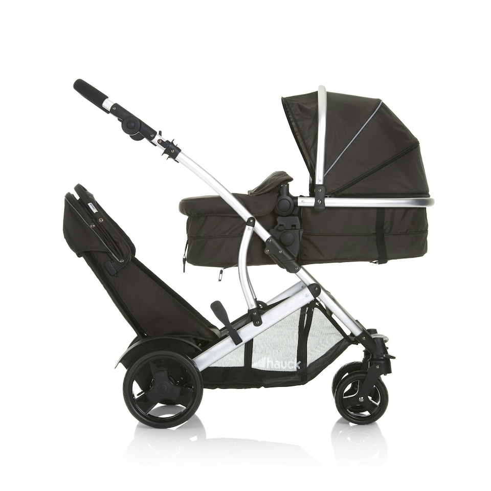 image 1 of Hauck Duett 2 Tandem Pushchair - Black
