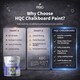 image 8 of HQC Blackboard & Chalkboard Paint - Easy Clean, Writable & Erasable Surface - Mint Green - 5L