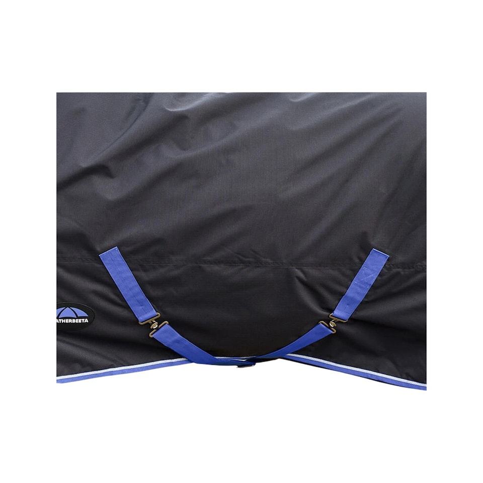image 1 of Weatherbeeta Comfitec Tyro Standard-Neck 220g Horse Turnout Rug | Black | Black/Cobalt | 6Ft | 1