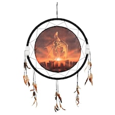 Anne Stokes Solstice Dreamcatcher - Black/Brown - One Size