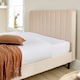 image 4 of Rosella Upholstered Bed in Cream, Single