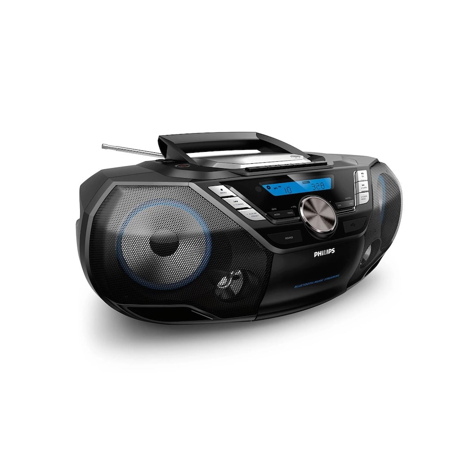 image 1 of Philips AZB798T-12 Portable Stereo  in Black
