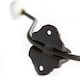 image 3 of Hammer & Tongs Ceramic Ball Hat & Coat Hook - W50mm x H180mm - White
