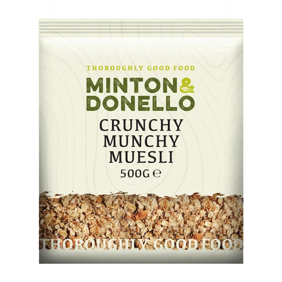 image 1 of Minton & Donello Crunchy Munchy Muesli 6 x 500g